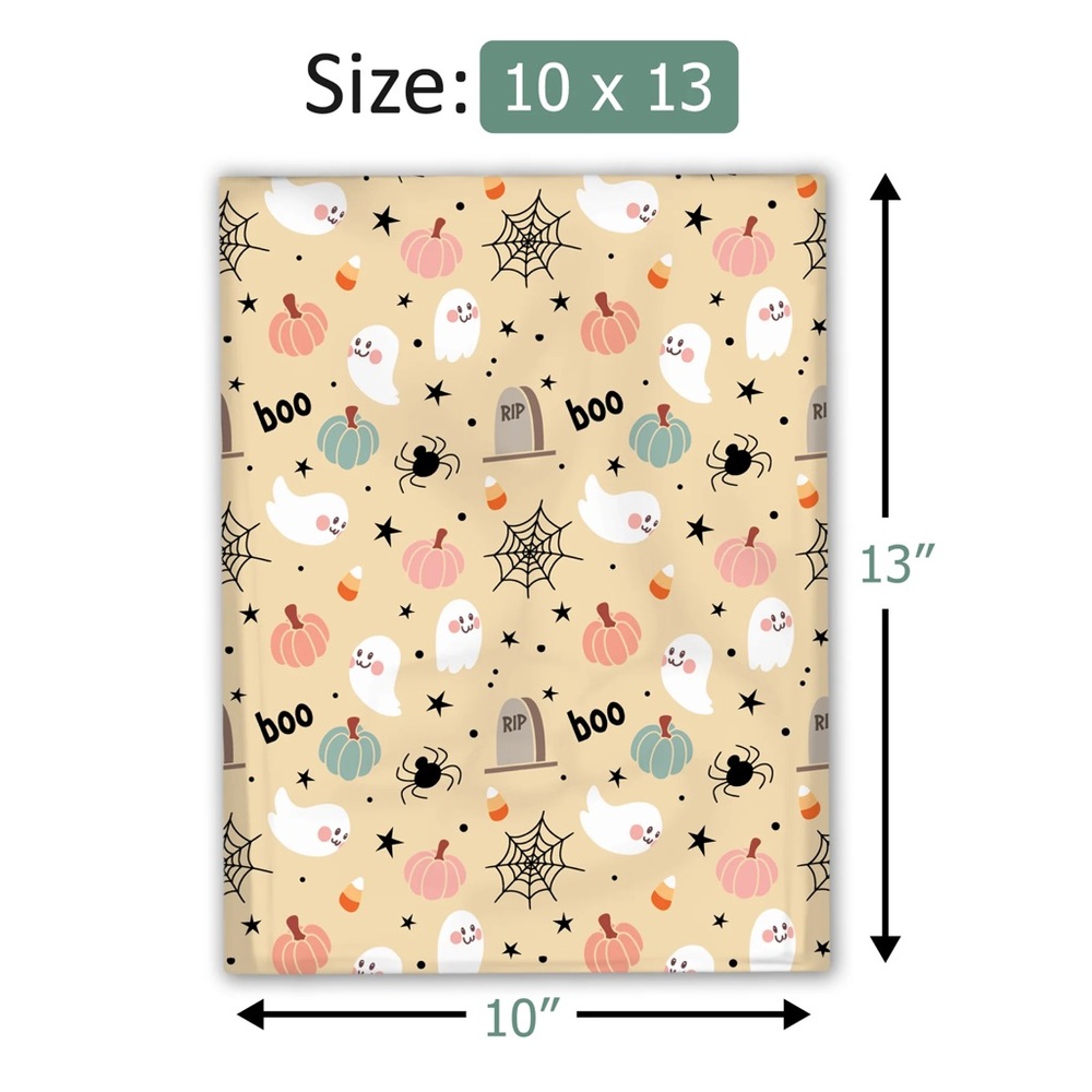 Playful Halloween π 10x13 Poly Mailers Pack of 25 - Picture 5 of 11